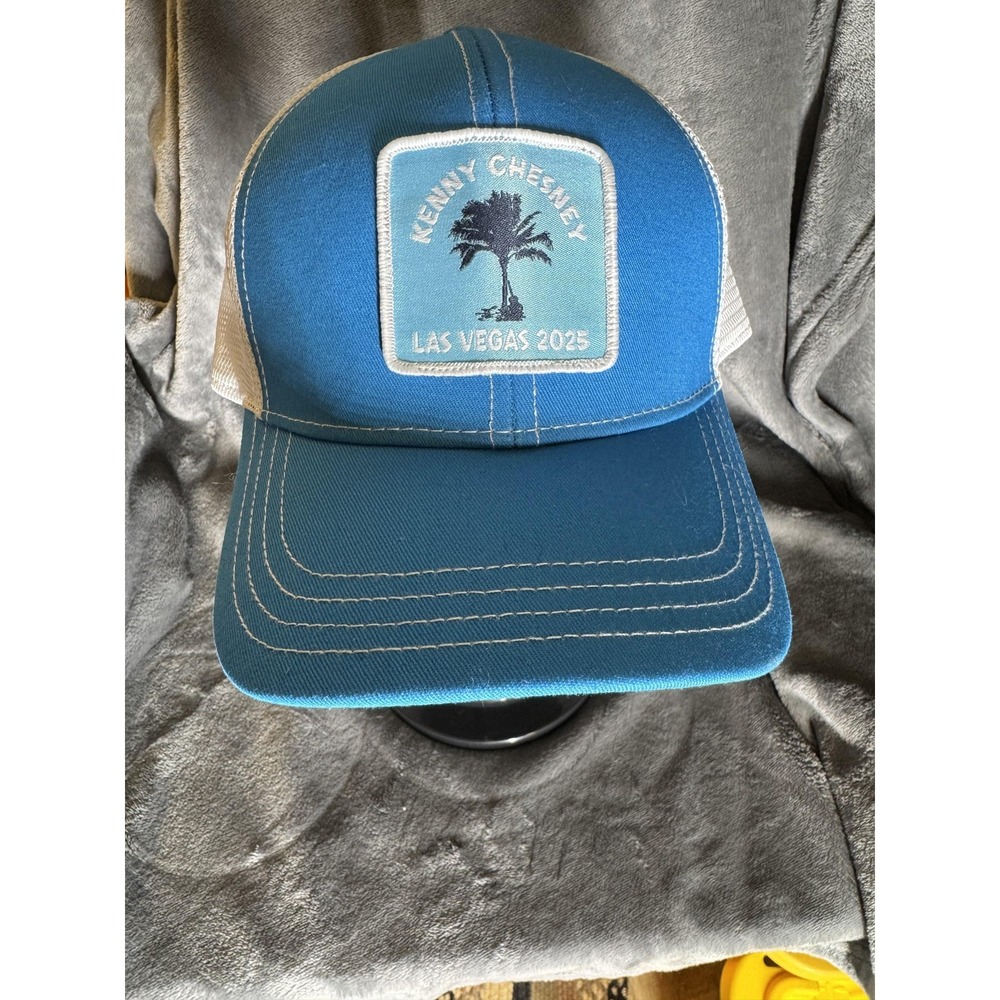 No Shoes Nation Kenny Chesney Blue Hat Cap Snap Back Mens Sphere Las Vegas 2025